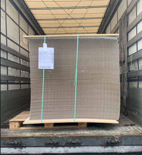 Ladungssicherung LKW Palette