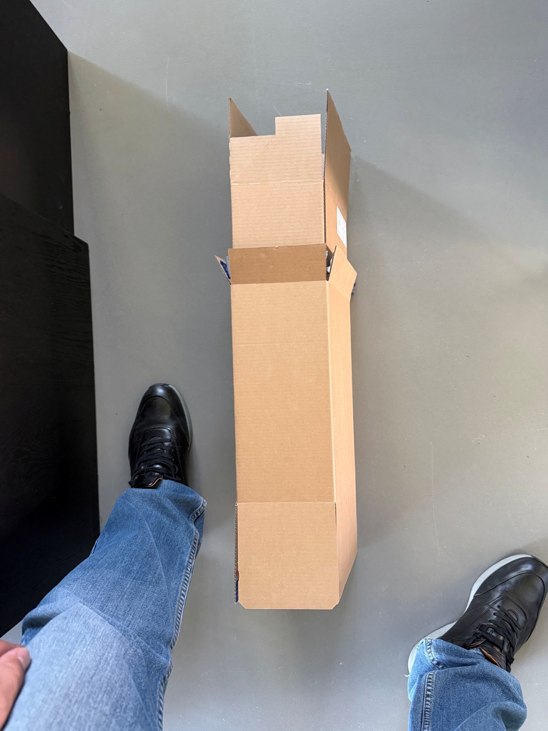 Teleskop Karton zur Volumenreduktion