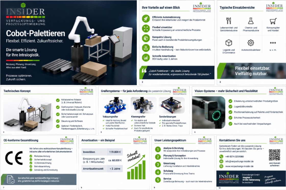 Cobot Anwendungen im Verpackungsbereich