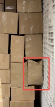 Luft im Karton Papierqualität Transportschaden